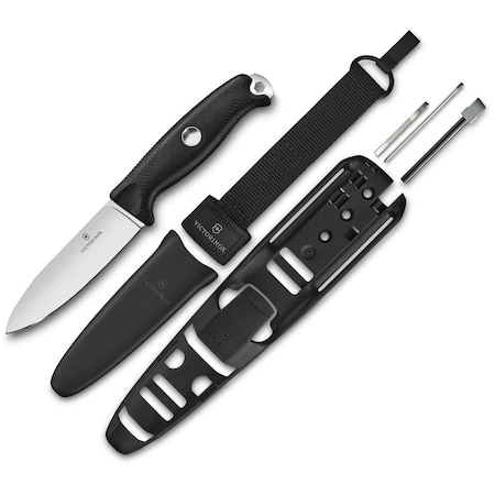 Swiss Army Brands 2024 Venture Pro, Blk With Sheath, Belt Carry Loop, Compatible VIC-3.0903.3F